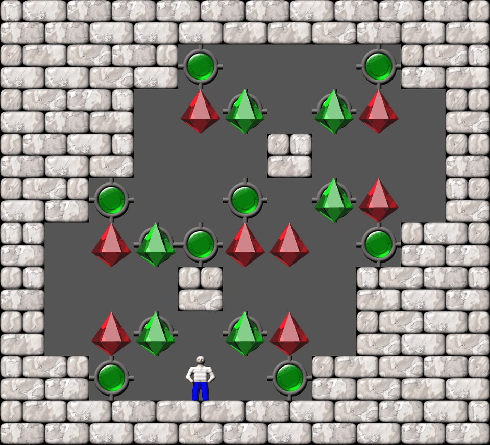 Сокобан More Bugs collections уровень 125